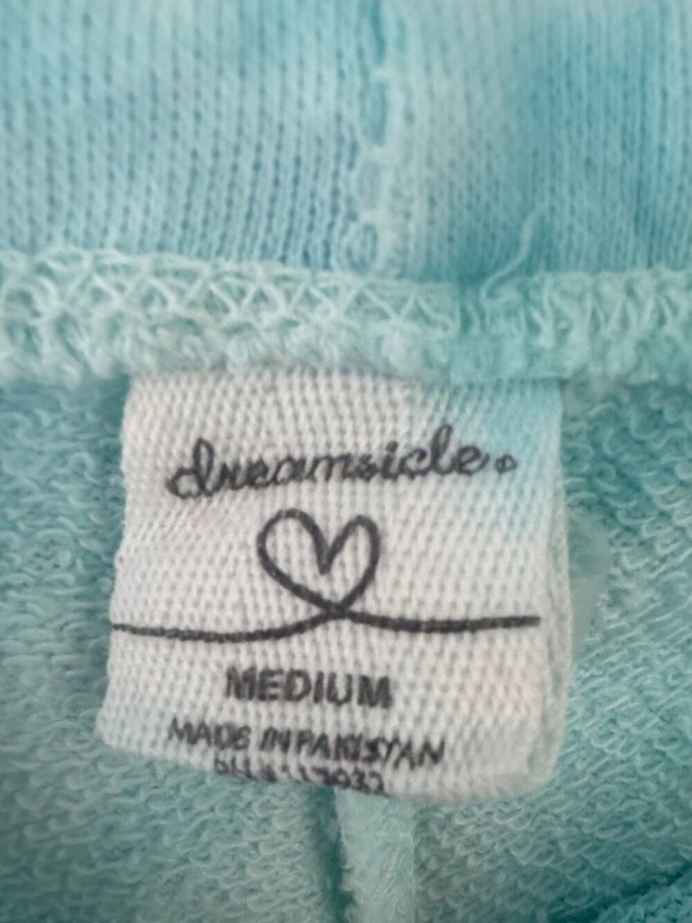 Dreamsicle Pastel Rainbow Tie Dye Jogger Sweatpants Medium - Picture 4 of 4